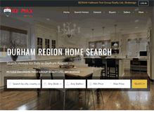 Tablet Screenshot of durhamregionhomesearch.com